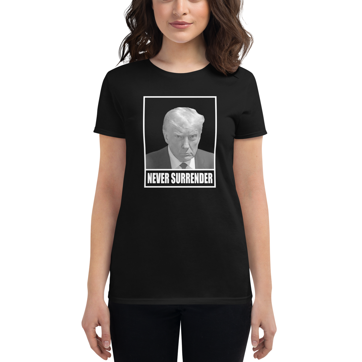TRUMP NEVER SURRENDER WOMENS