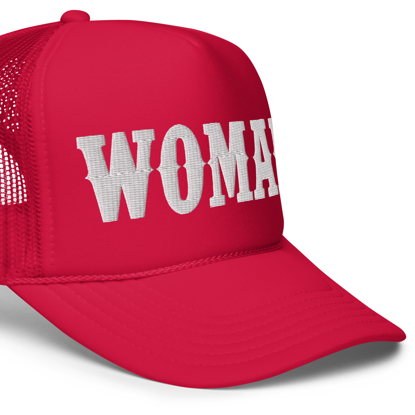 WOMAN TRUCKER HAT